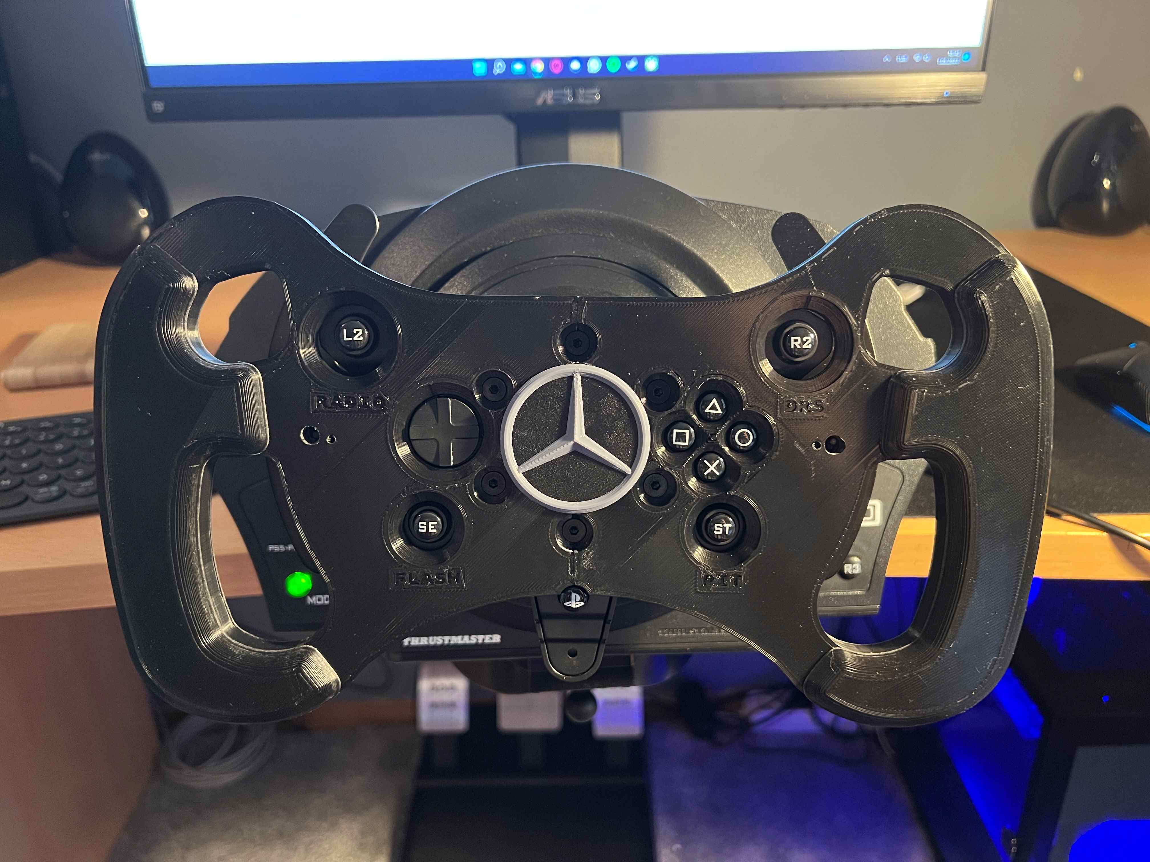 Thrustmaster T300RS GT Mercedes Sim Wheel