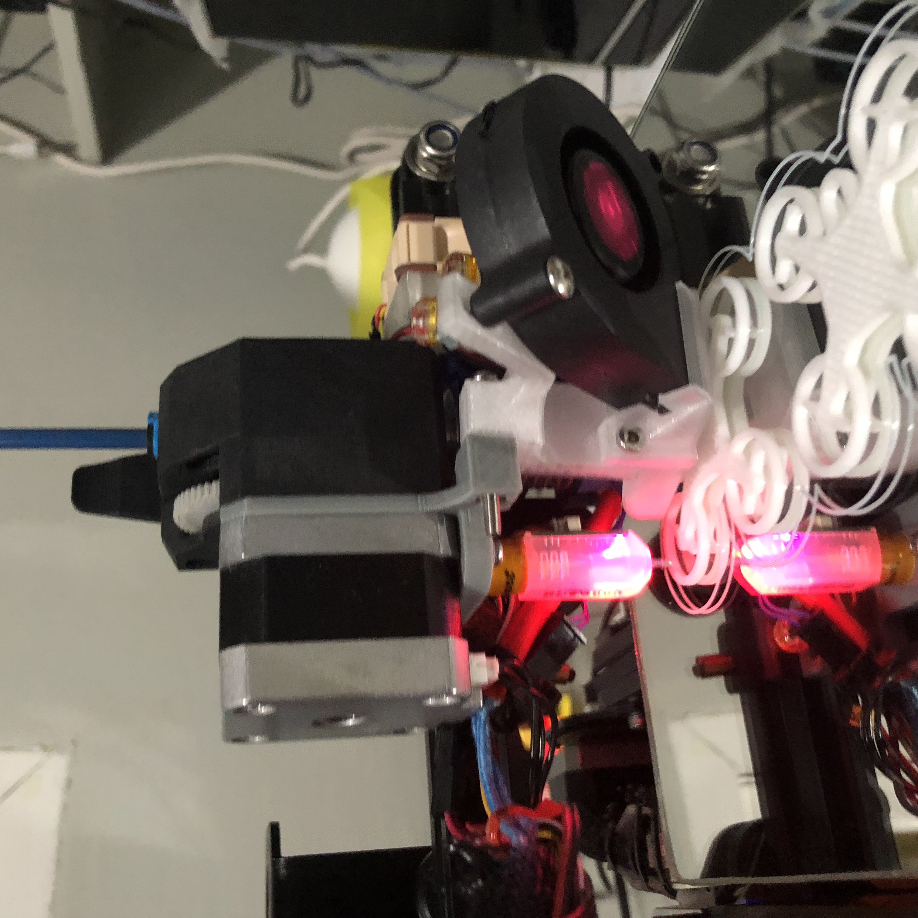 Direct Bondtech BMG Extruder using E3D v6 and Volcano hotend 5015 Fan BLTouch for CR-10, Tevo Tornado and Ender-2
