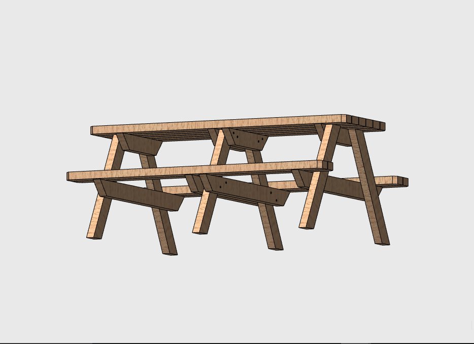 small picnic table