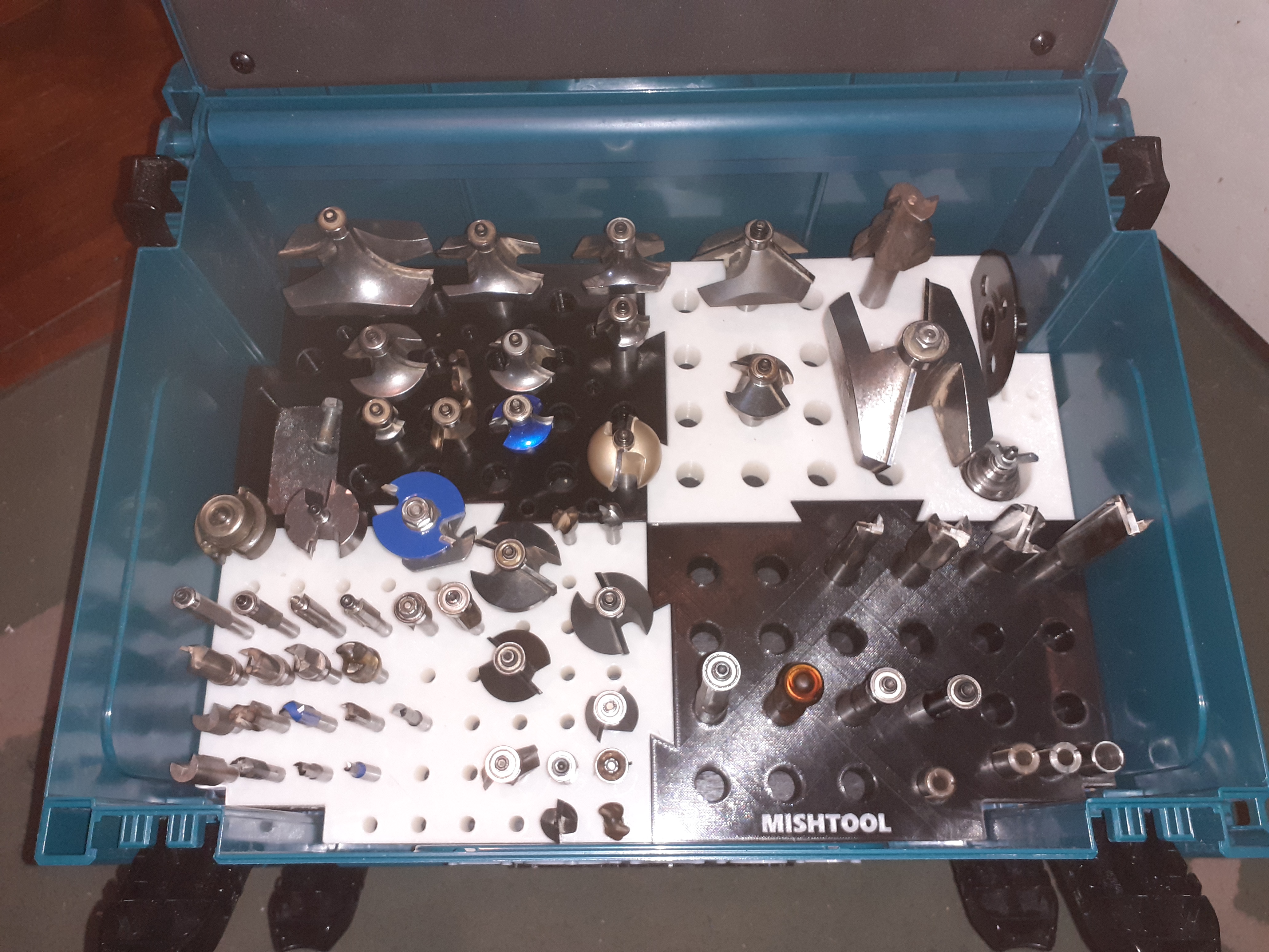 Makita Makpac router bit inserts