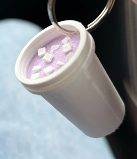 Doublecup of Lean Keychain