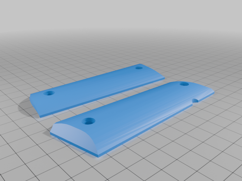 1911 Grip Blanks for Ambidextrous Safety
