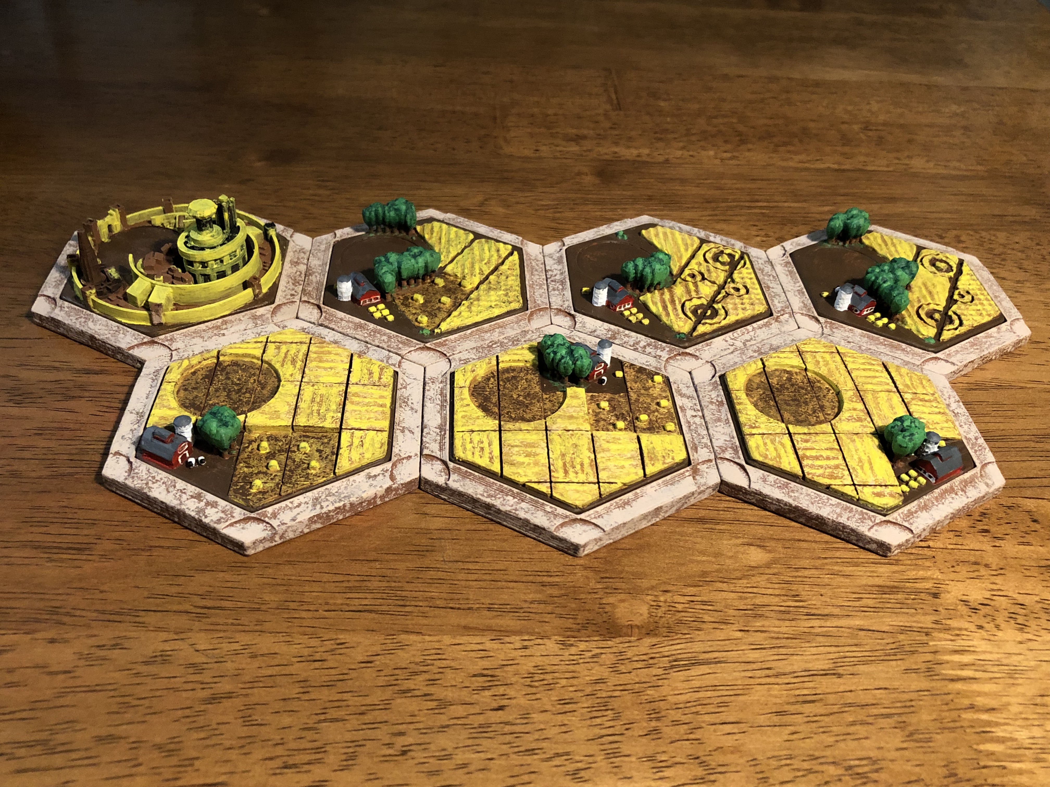 Catan Hay Variants For Dakanzla 2.0 Magnetic Base Set