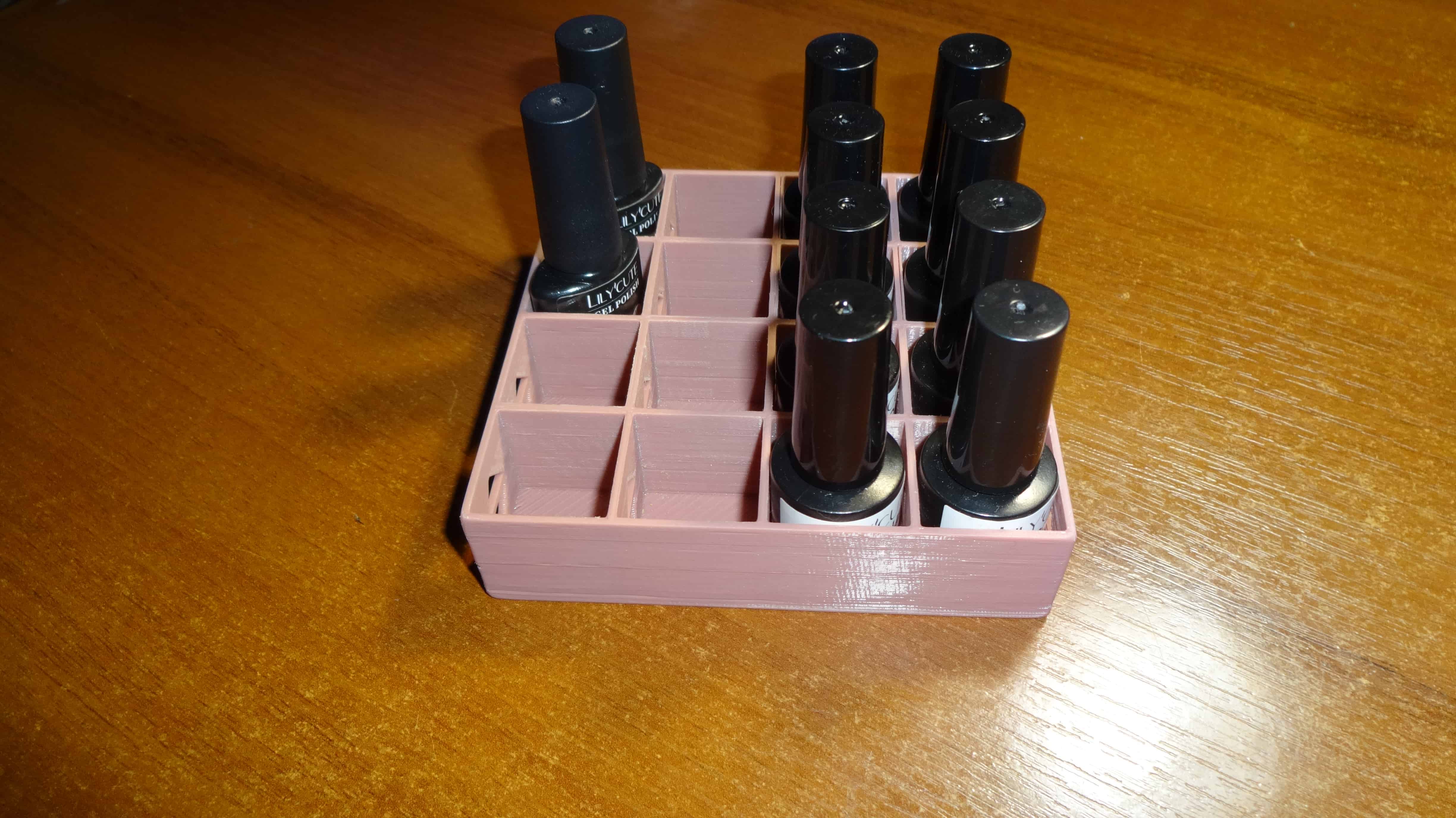 16-Slot Gel Polish Desktop Organizer