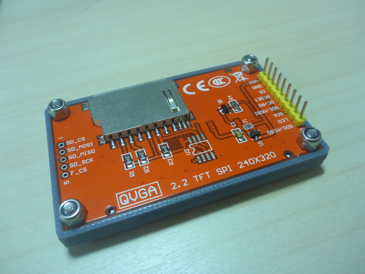 2.2" SPI TFT ILI9341 Display Cover / Frame only