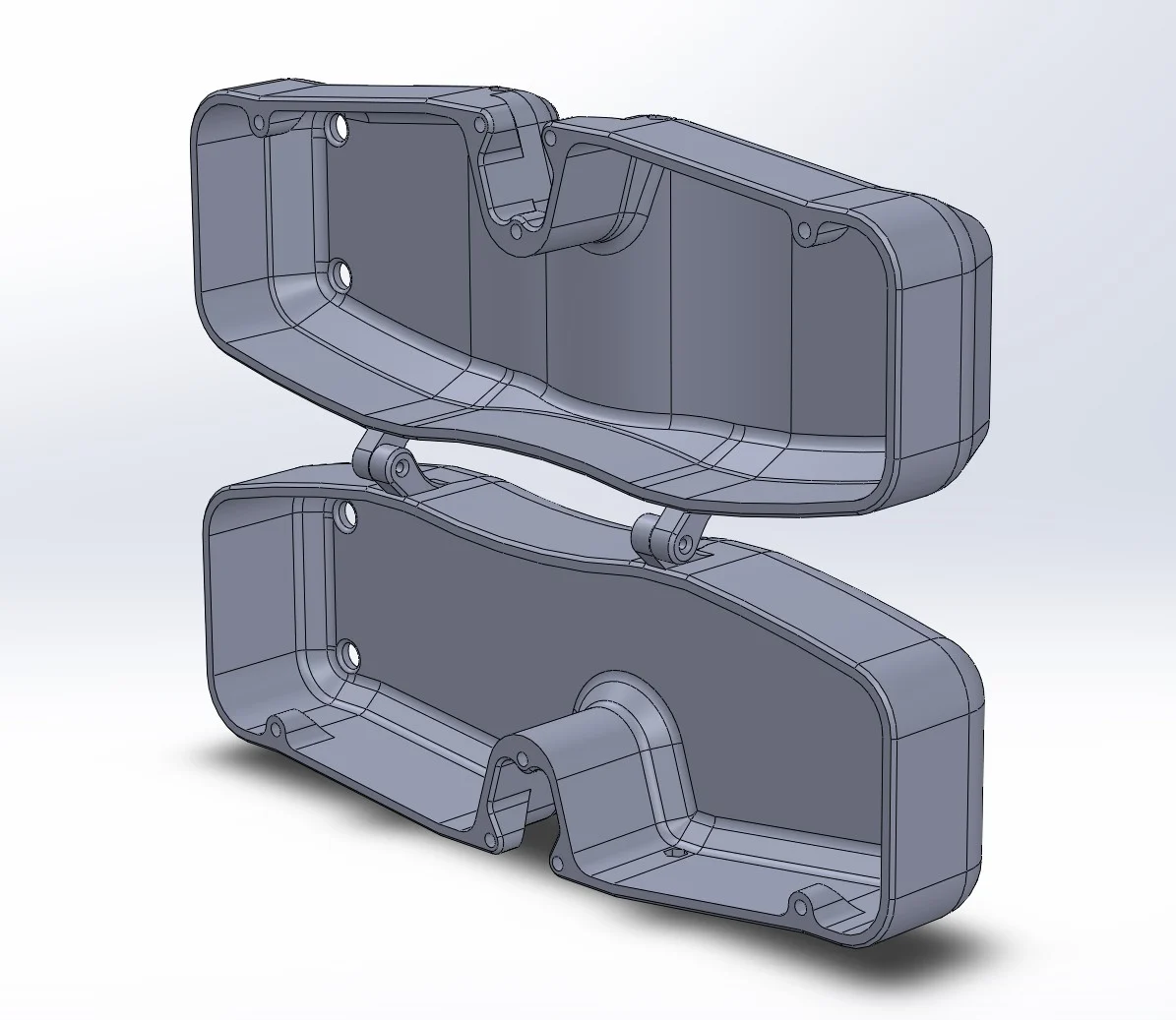 Goggle Case - PRINT IN PLACE - Filament Hinge
