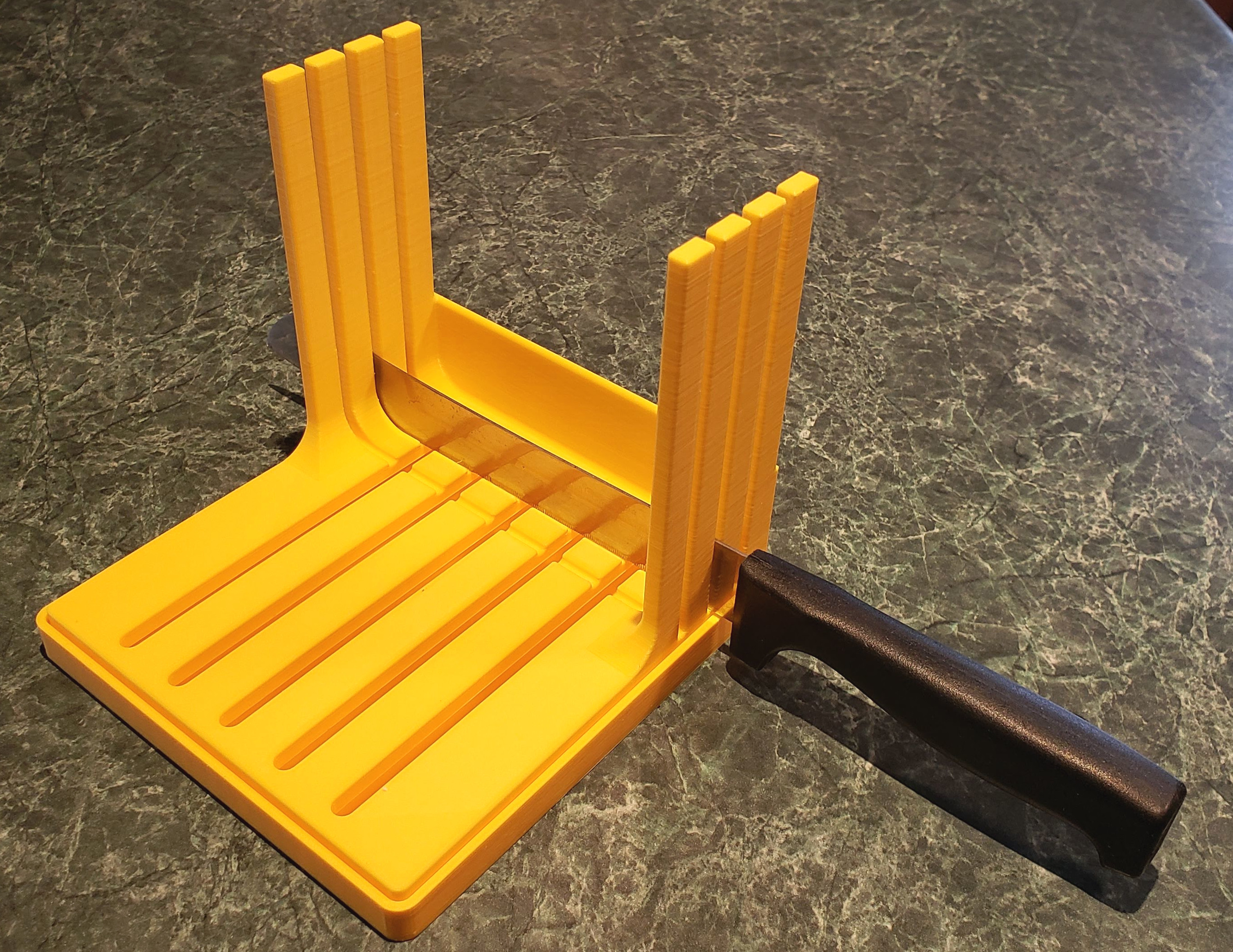 Bread Slicer Guide with Crumb Catcher