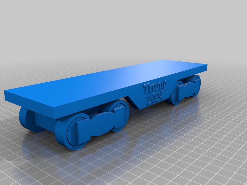 Trump 2024 Flat Car