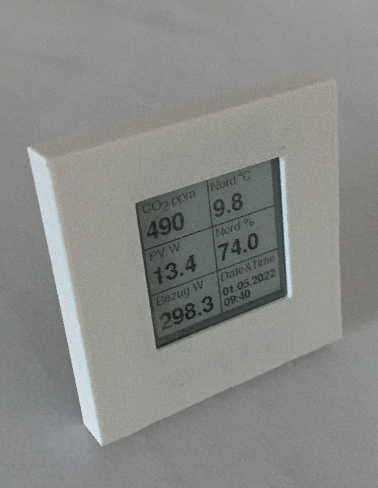 ePaperDisplay Rahmen Gira System 55