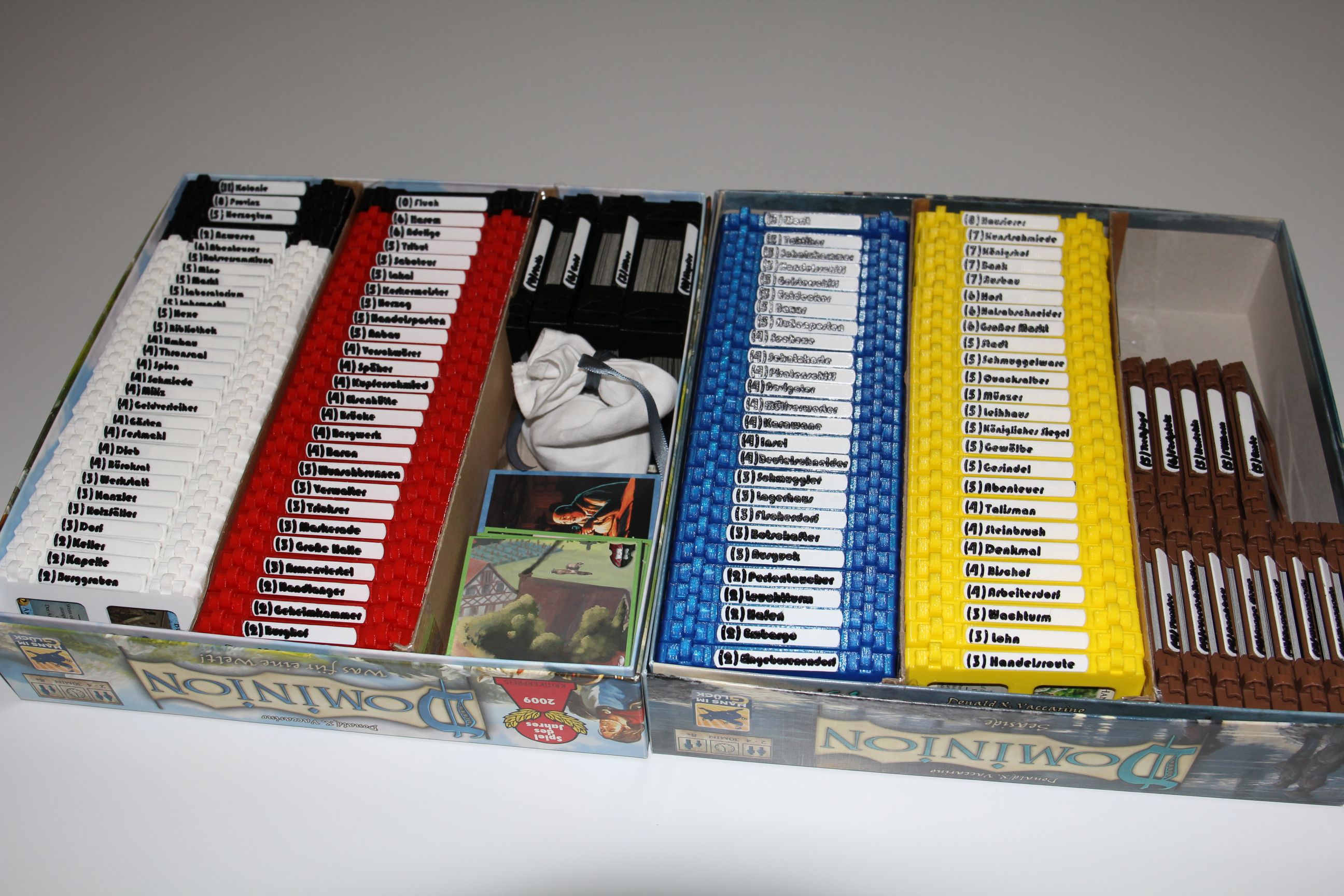 Name Labels / Tags for Dominion Card Cases (German) (Namenschilder Deutsch)