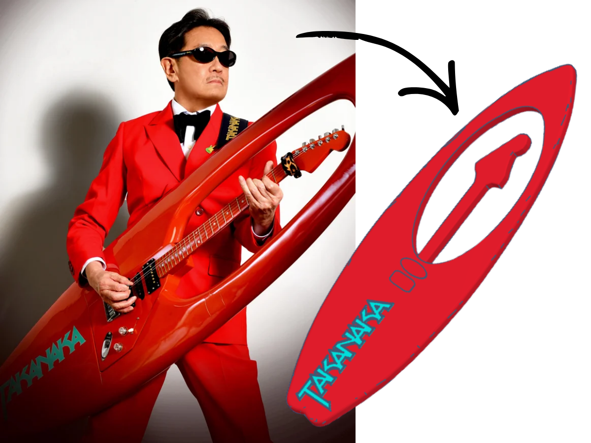 Masayoshi Takanaka Surfboard Guitar