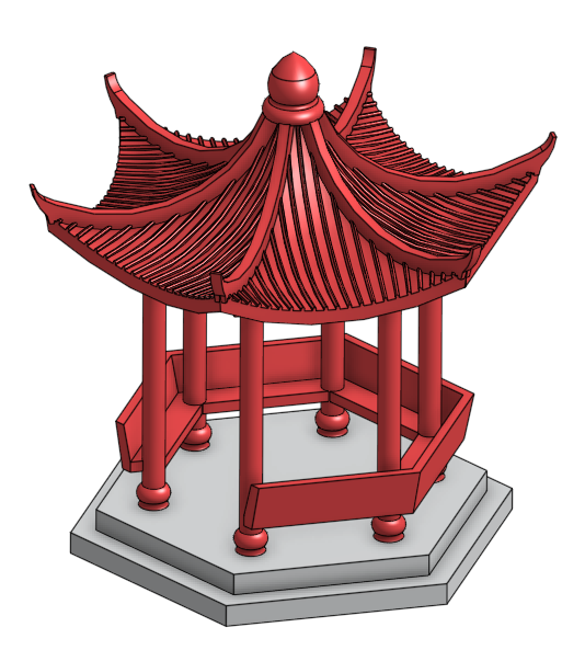 Miniature Chinese Pavillion