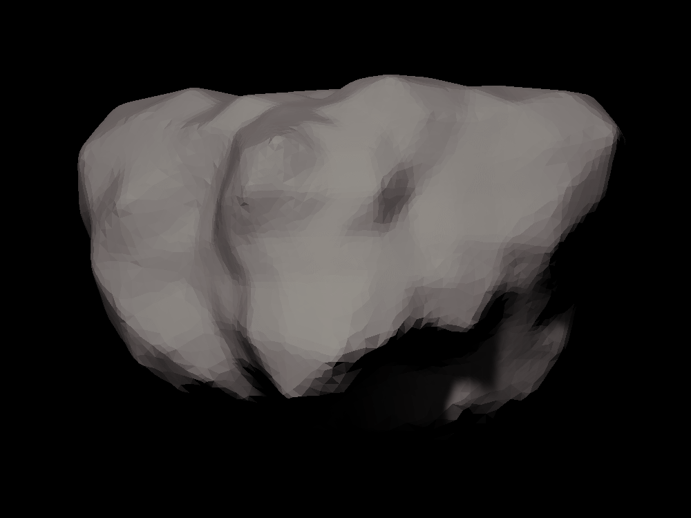 54509 YORP scaled one in three thousand