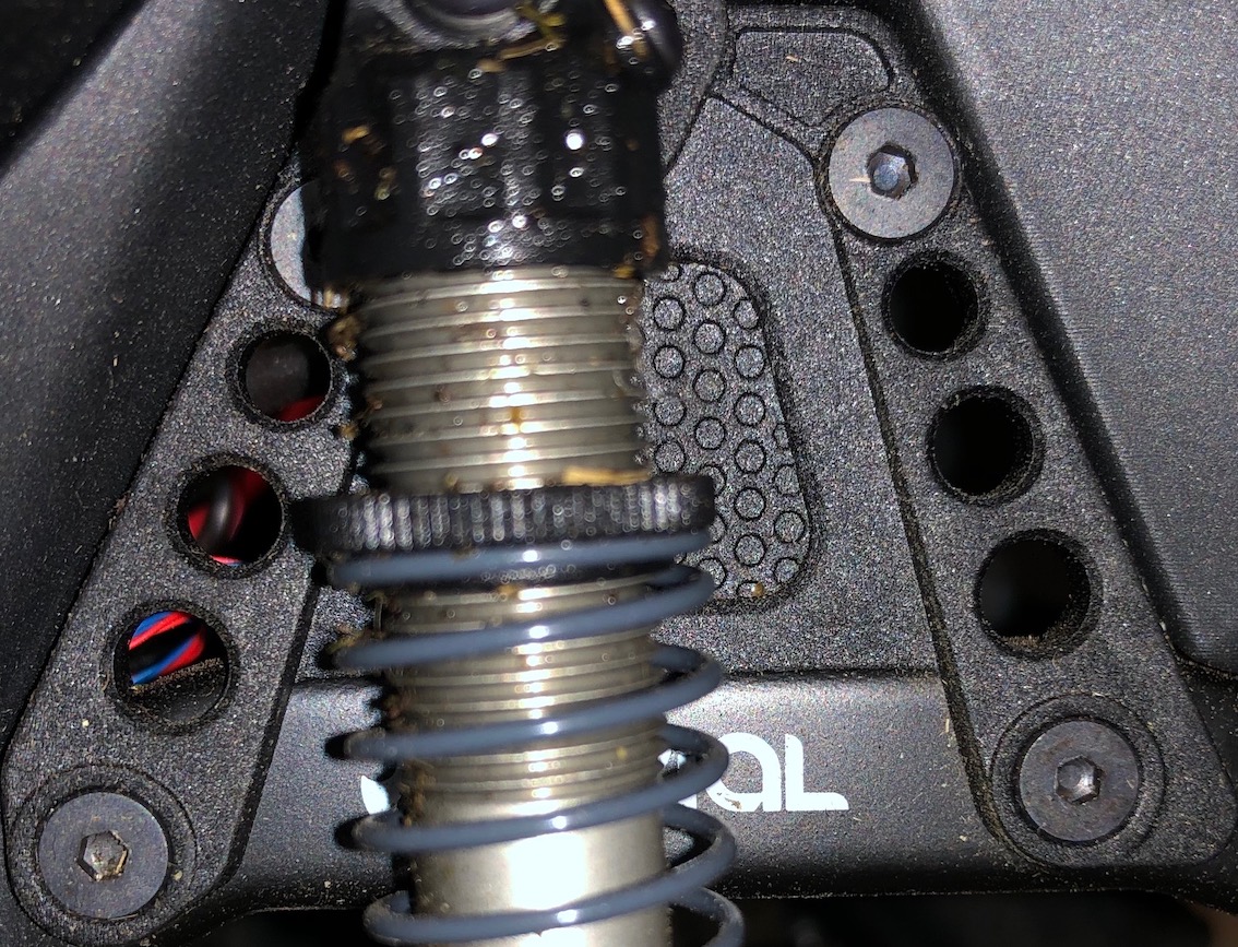 Scx10iii Rear shock tower filler