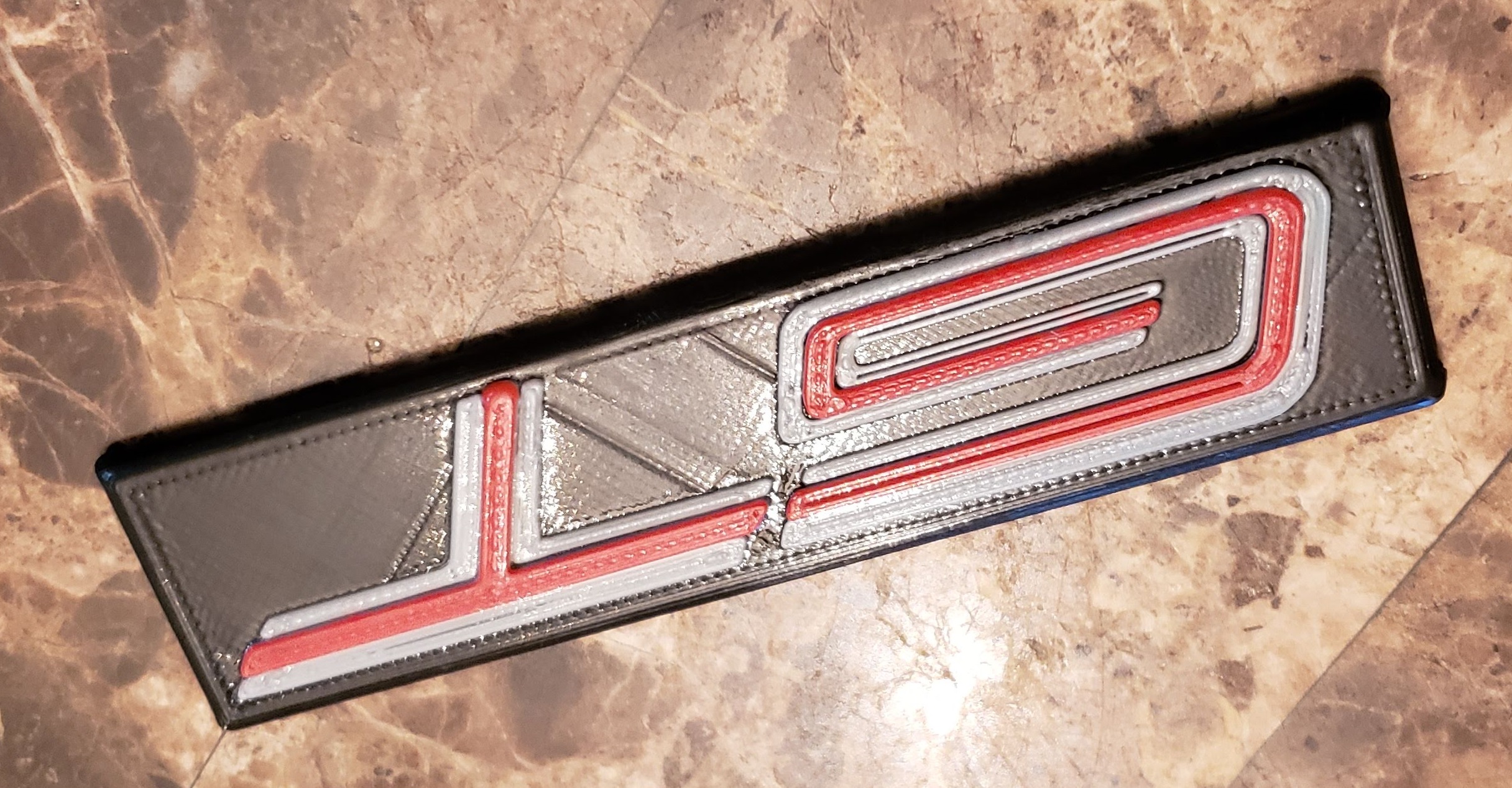 Rear GT emblem for Pontiac Fiero (Curved included)