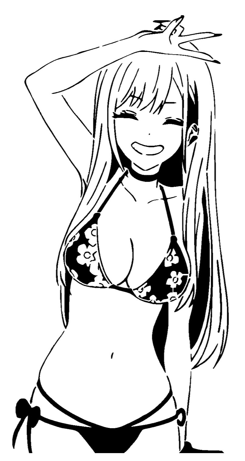 Marin Kitagawa stencil