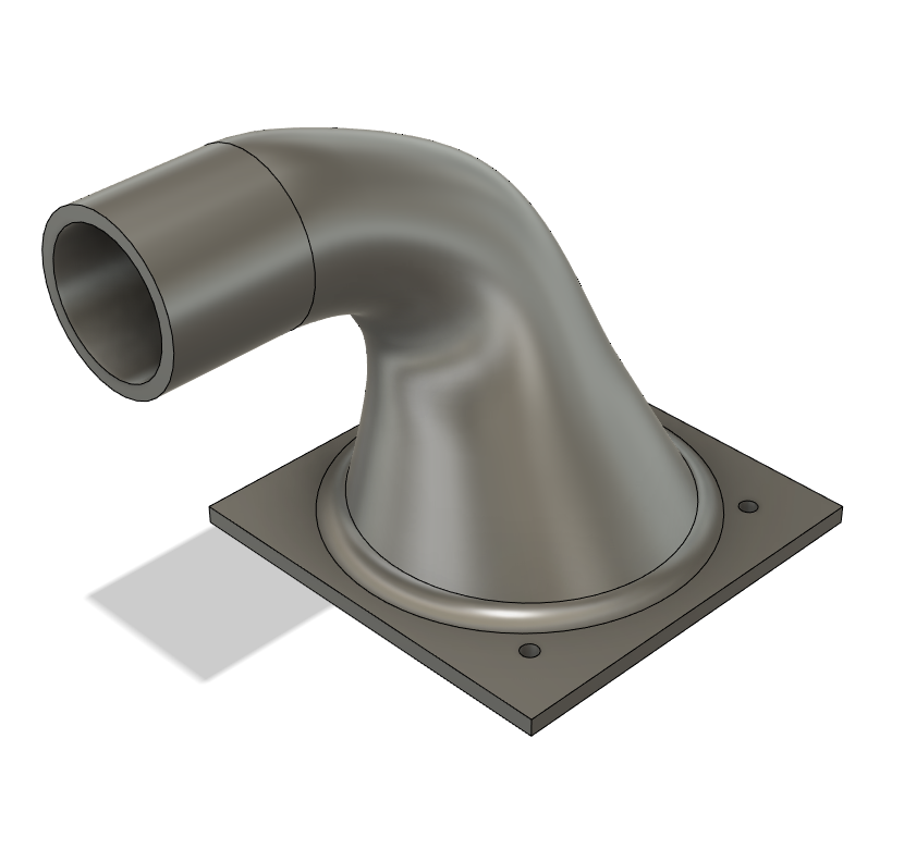 Anycubic Photon exhaust pipe