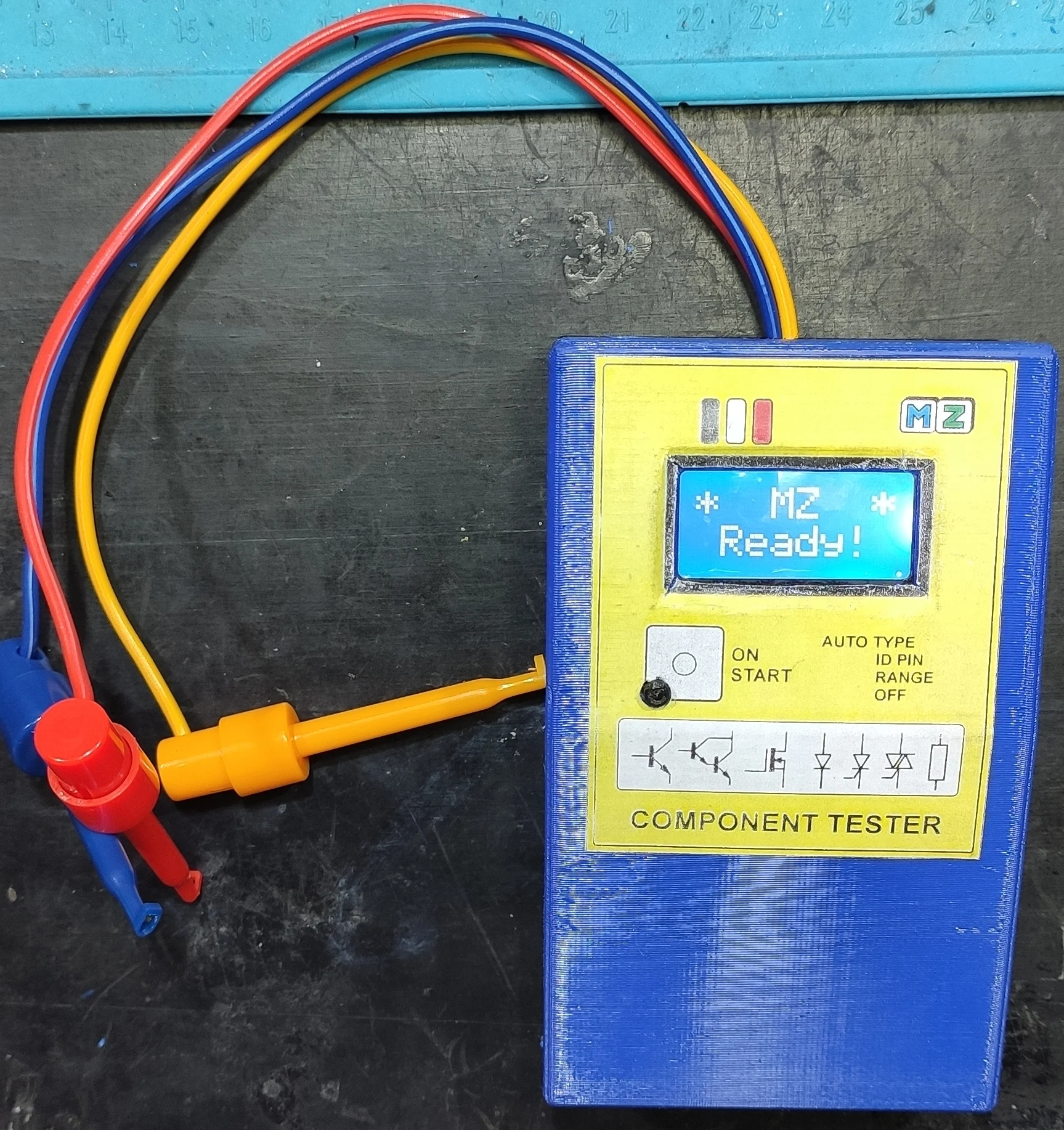 Krabička na MZ component tester