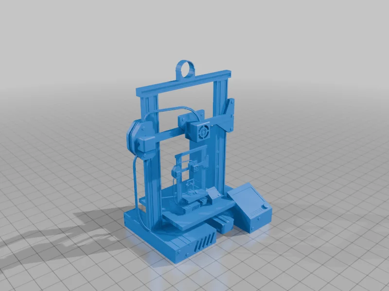 3d printer printing a 3d printer printing a 3d printer ornament