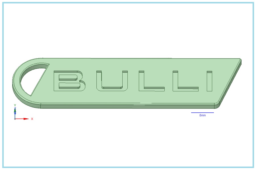 VW BULLI T5 T6 BUS KEYCHAIN Schlüsselanhänger