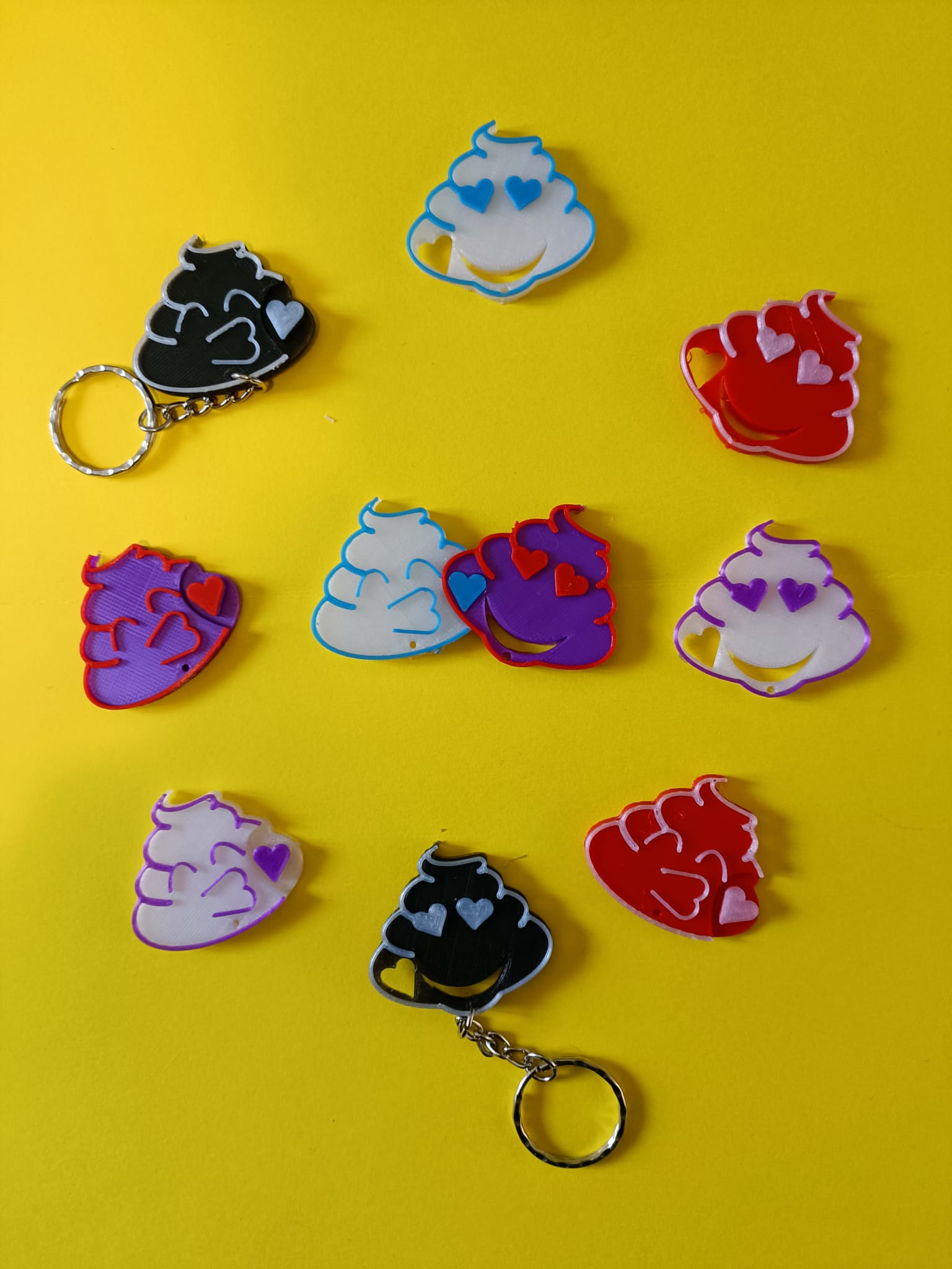 Lovely Poos Keychains