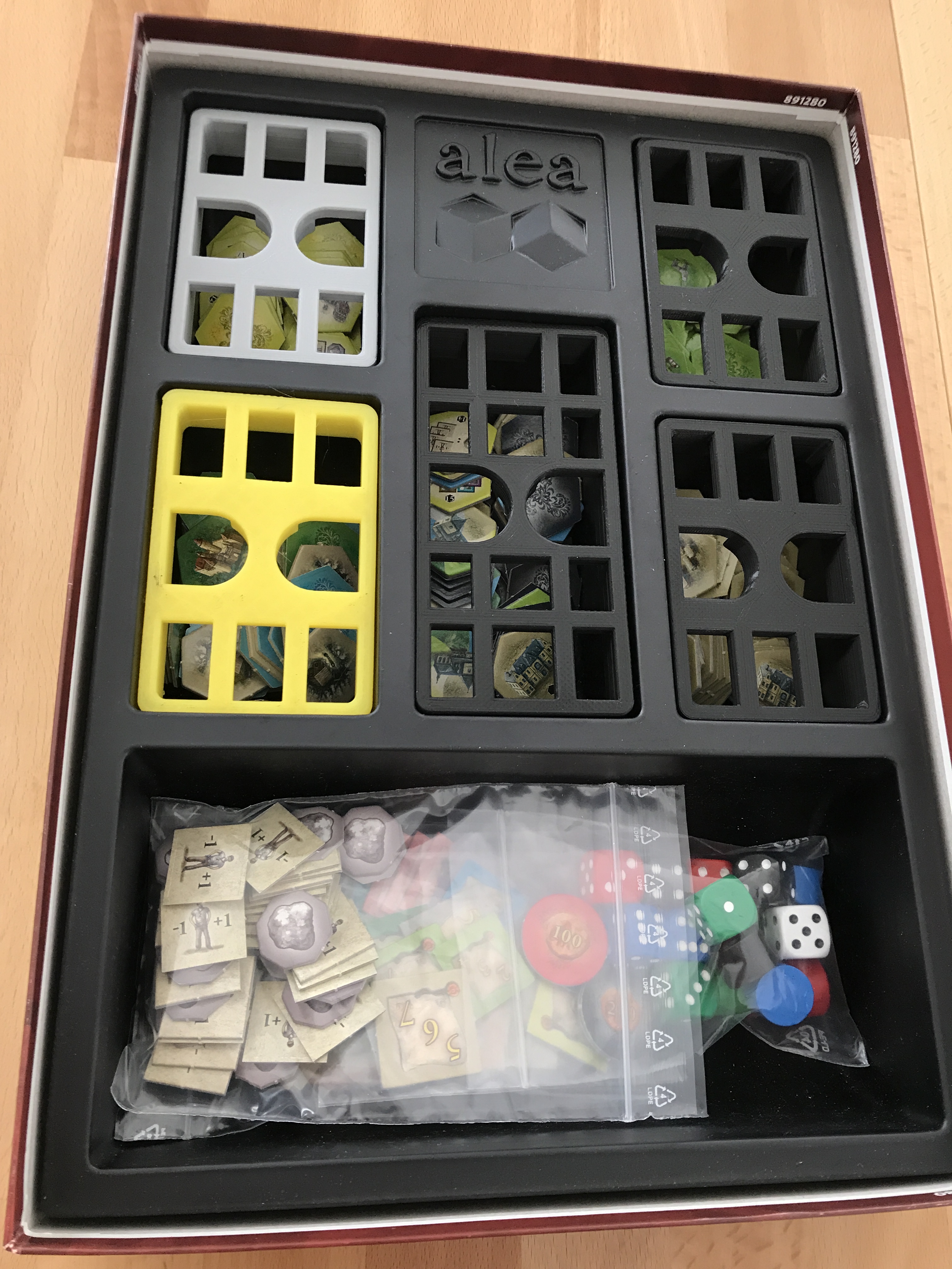 Castles of Burgundy insert / Burgen von Burgund Einlage