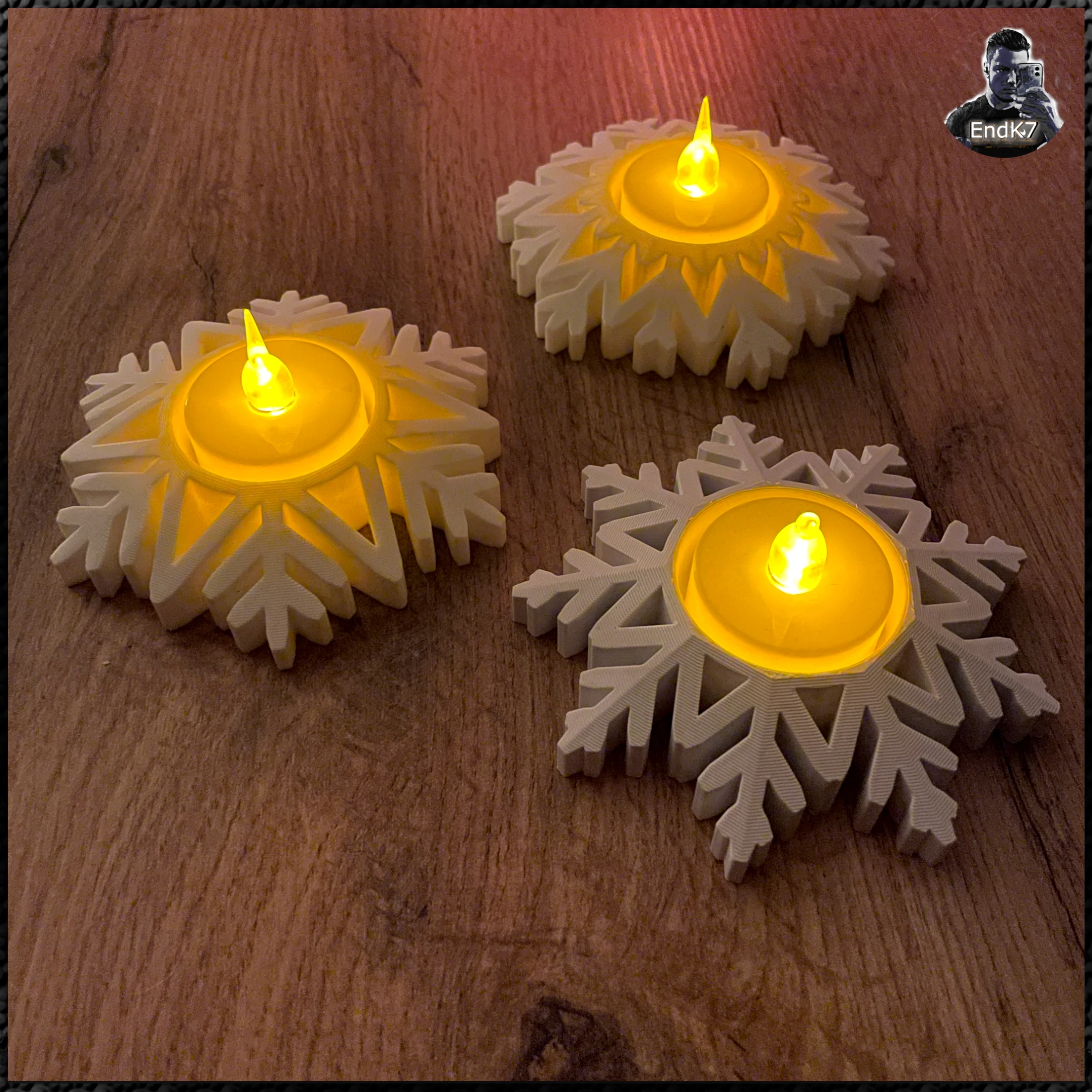 Snowflake Tealights