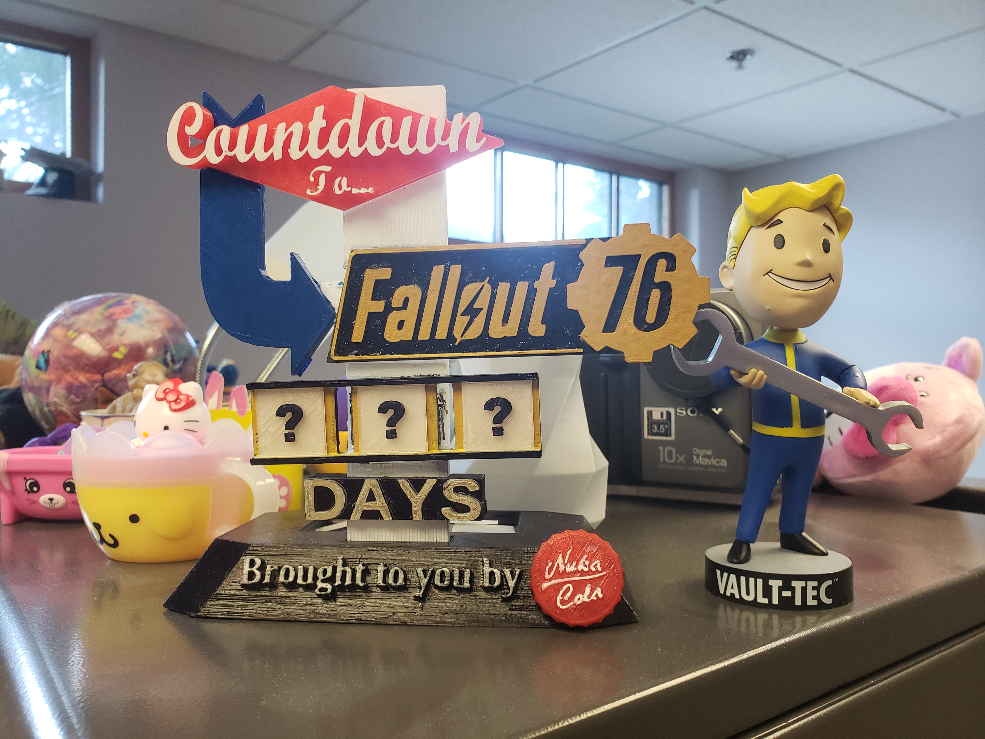 Fallout 76 Countdown Sign Logo