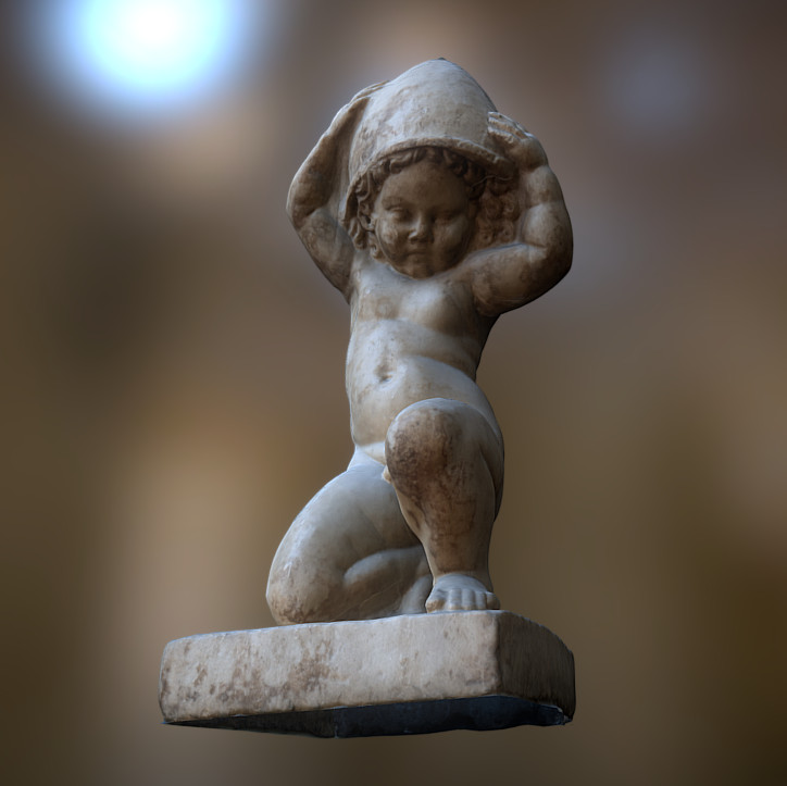 Eros with the Helmet of Mars