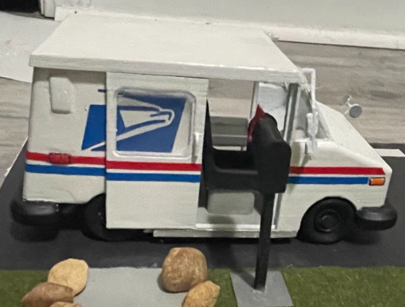 Scale Model of USPS Truck
