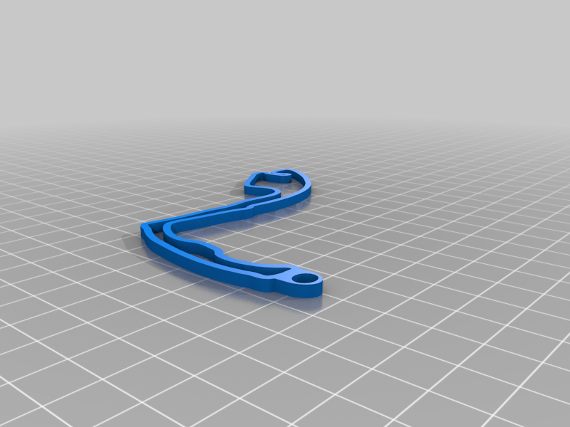 f1 track keychain - monaco