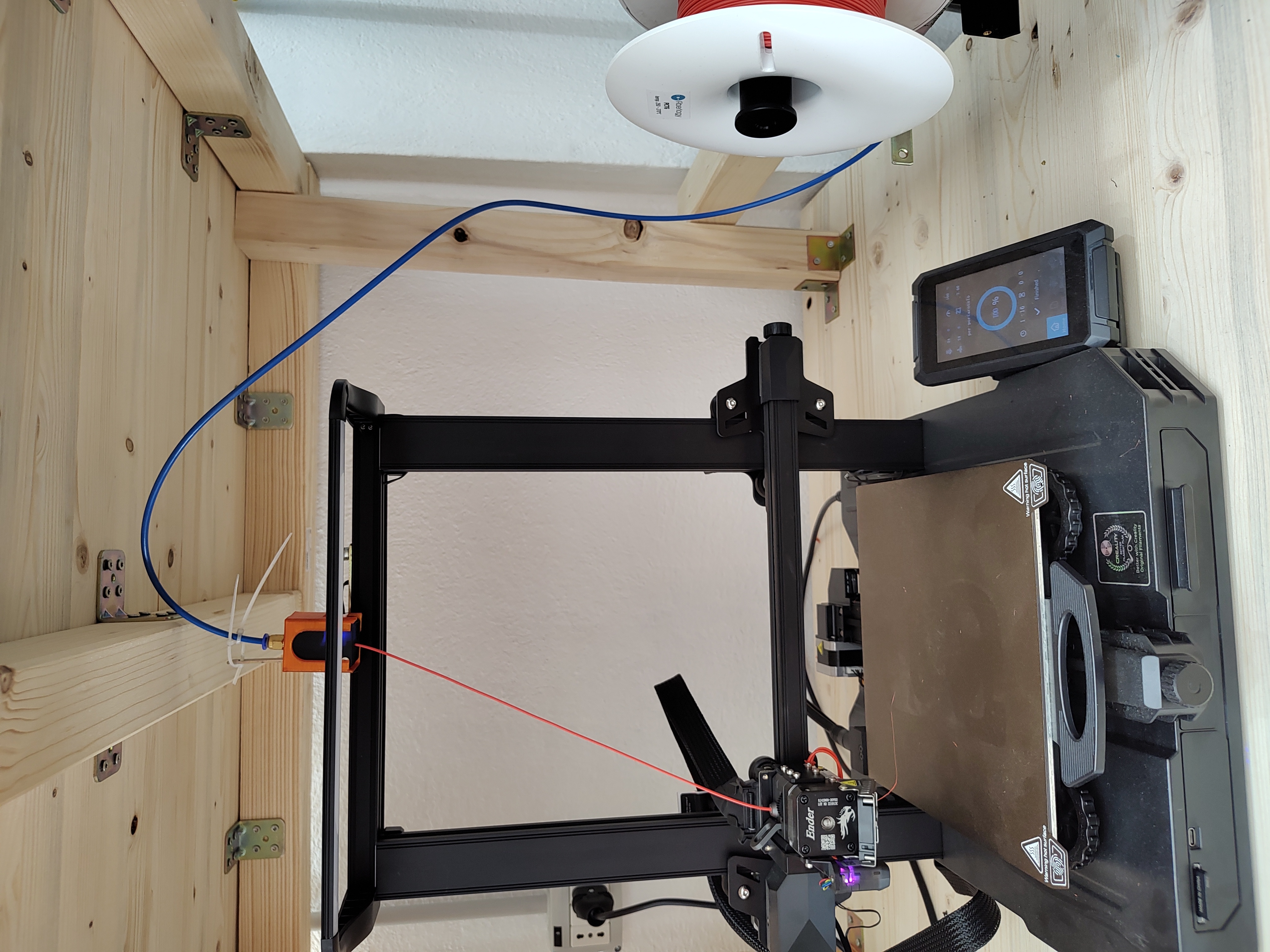 Inverted Bowden Mount for Ender 3 S1 Pro