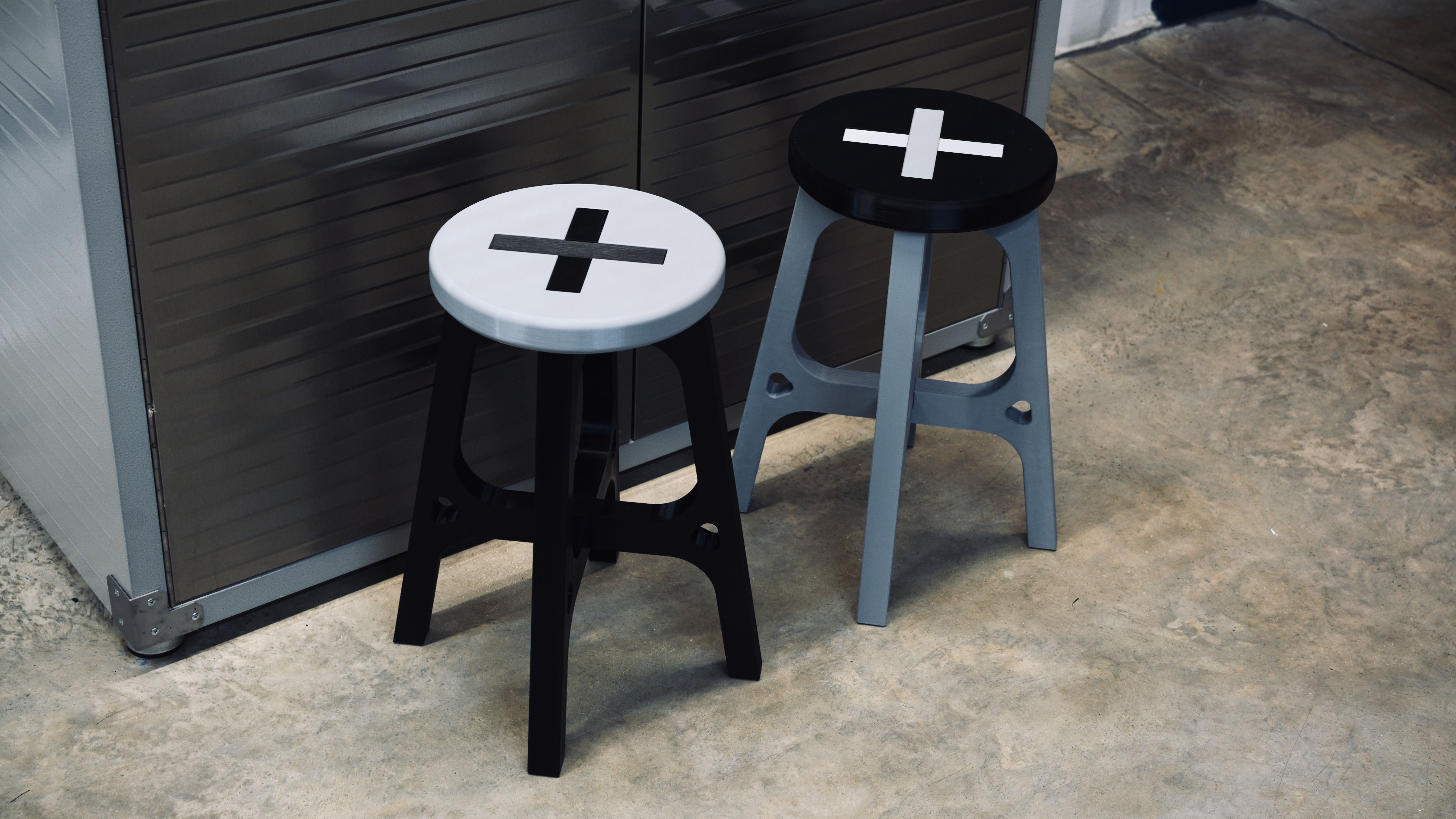 Fab Stool (3-Part FDM Stool)