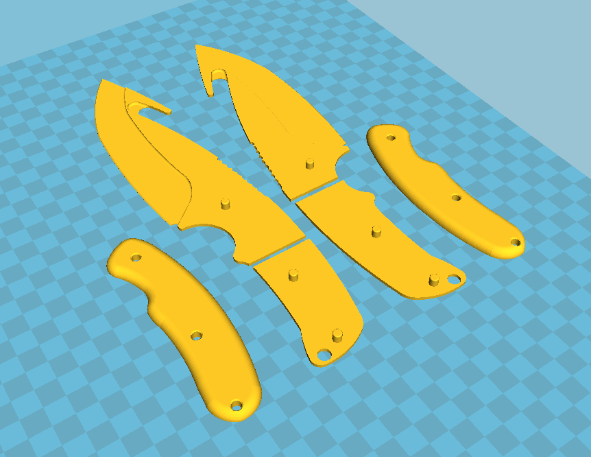 Gut Knife - cs;go Real size
