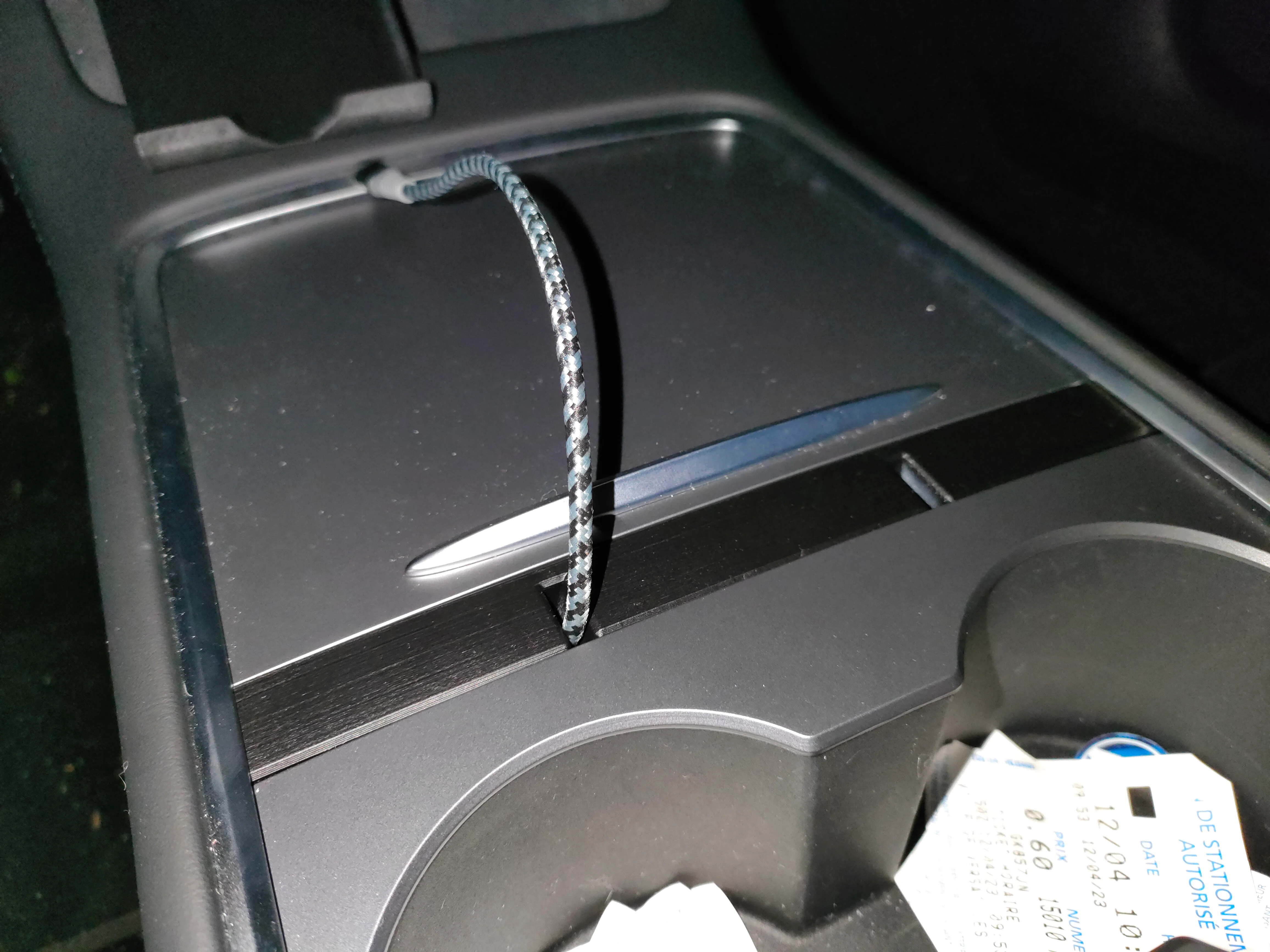 Cable holder for tesla model 3 & Y