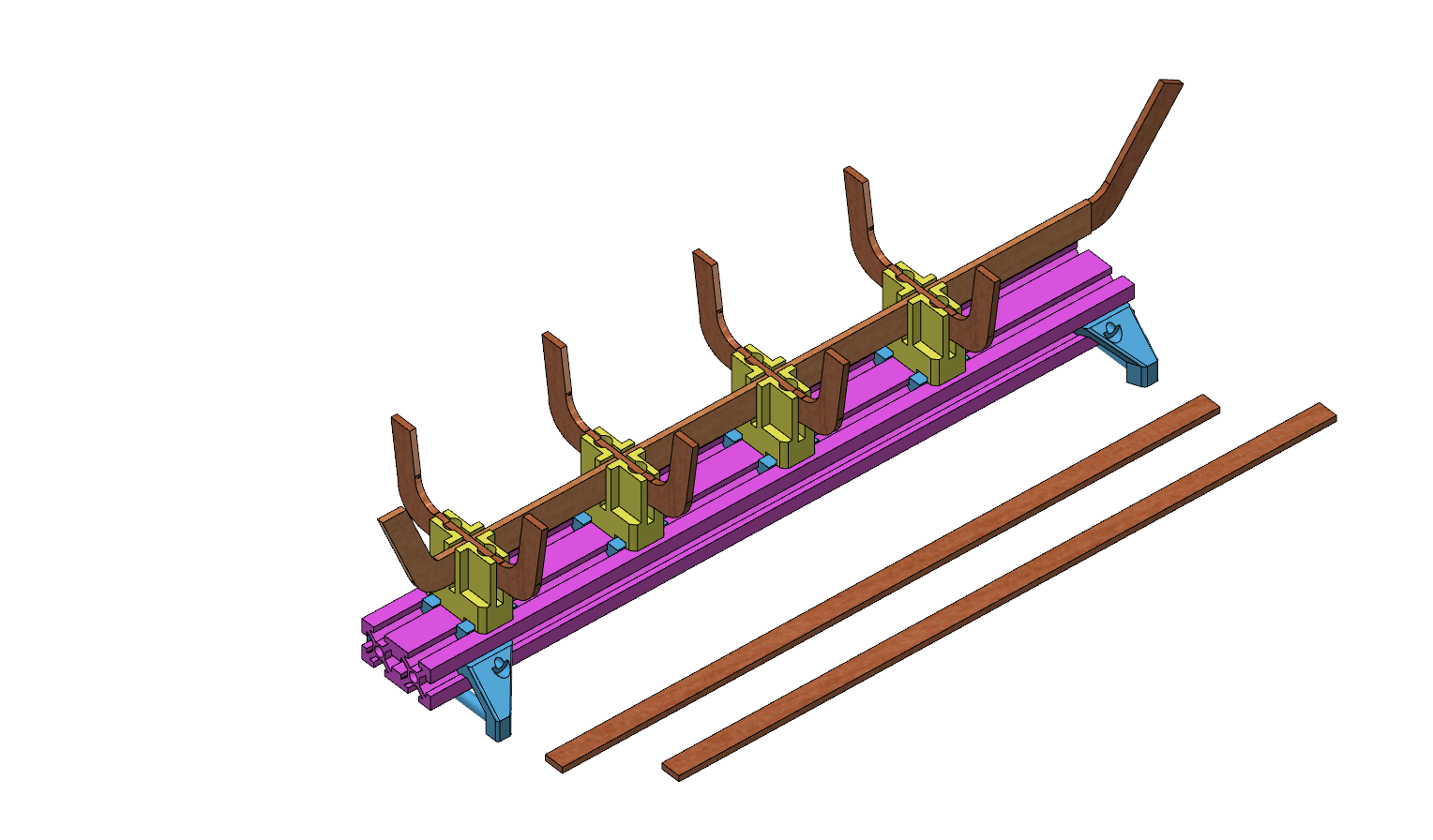 Boat Building Alignment Jig