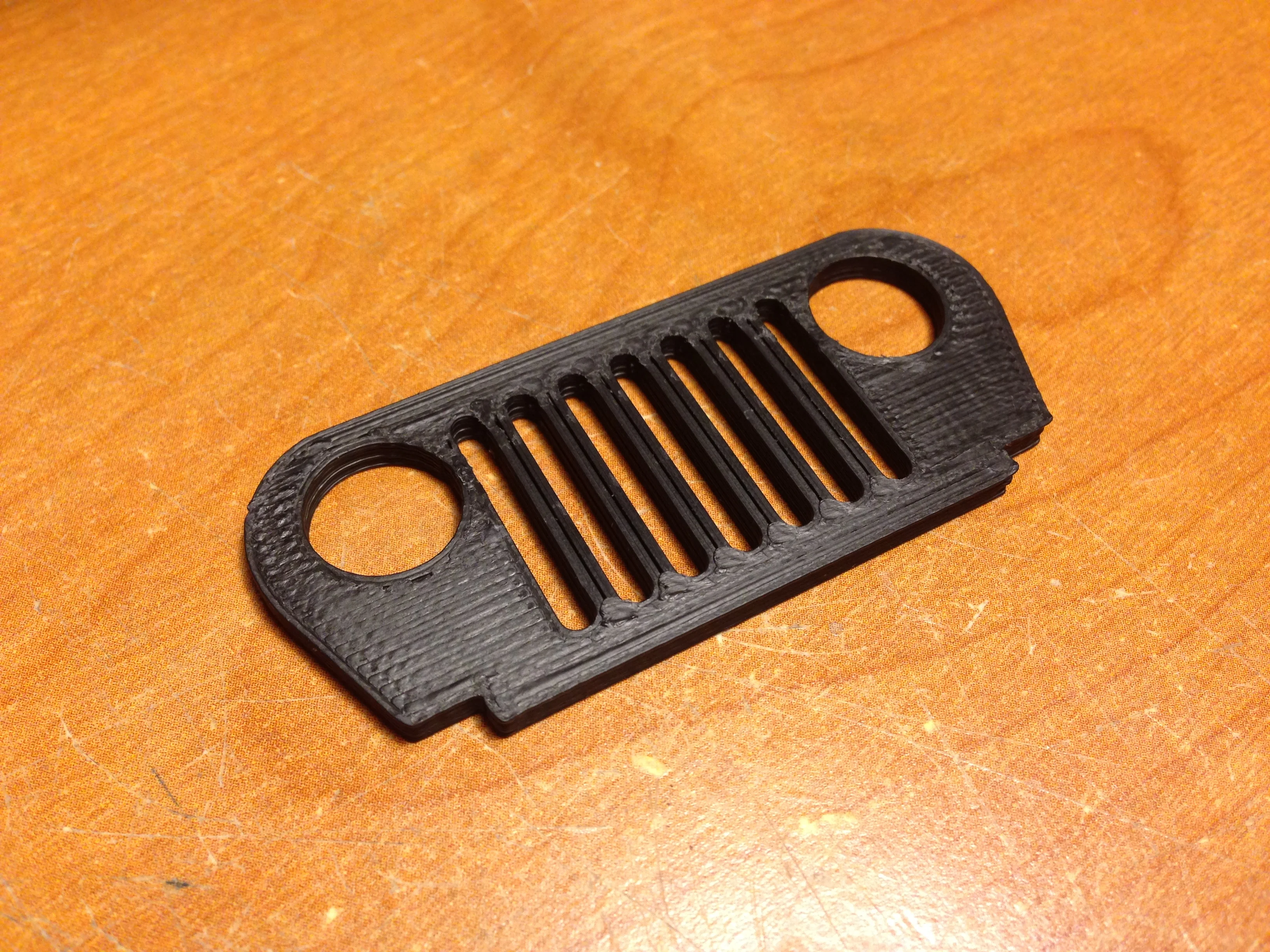Jeep Wrangler TJ Grill Keychain