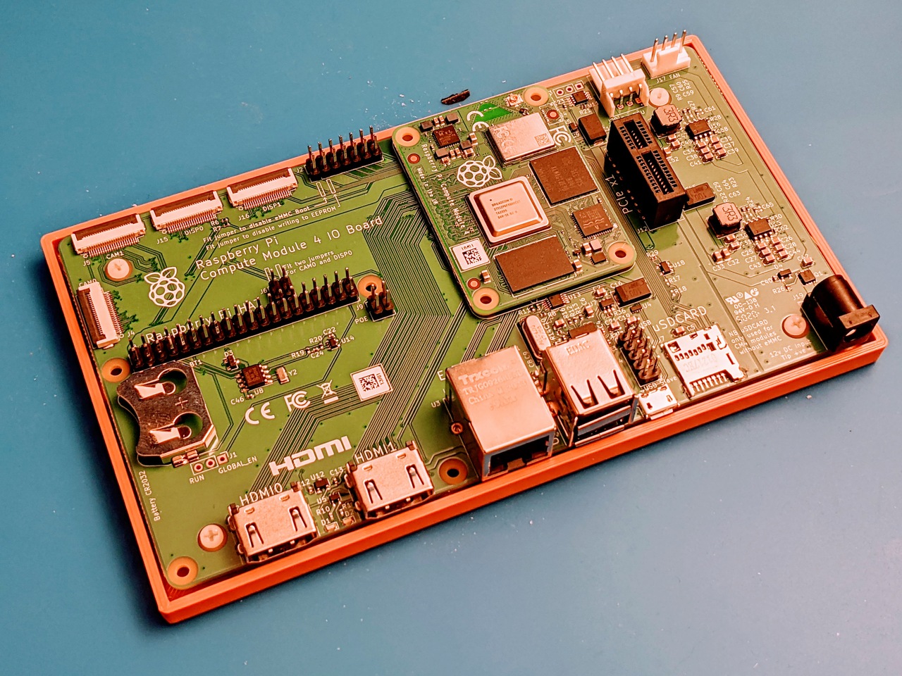 Minimal CM4 IO Board Tray