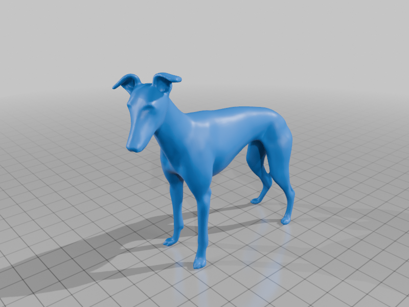 Standing Greyhound