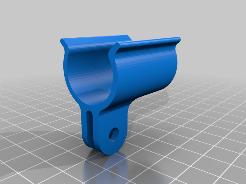 Flashlight GoPro clip for Wurkkos FC11