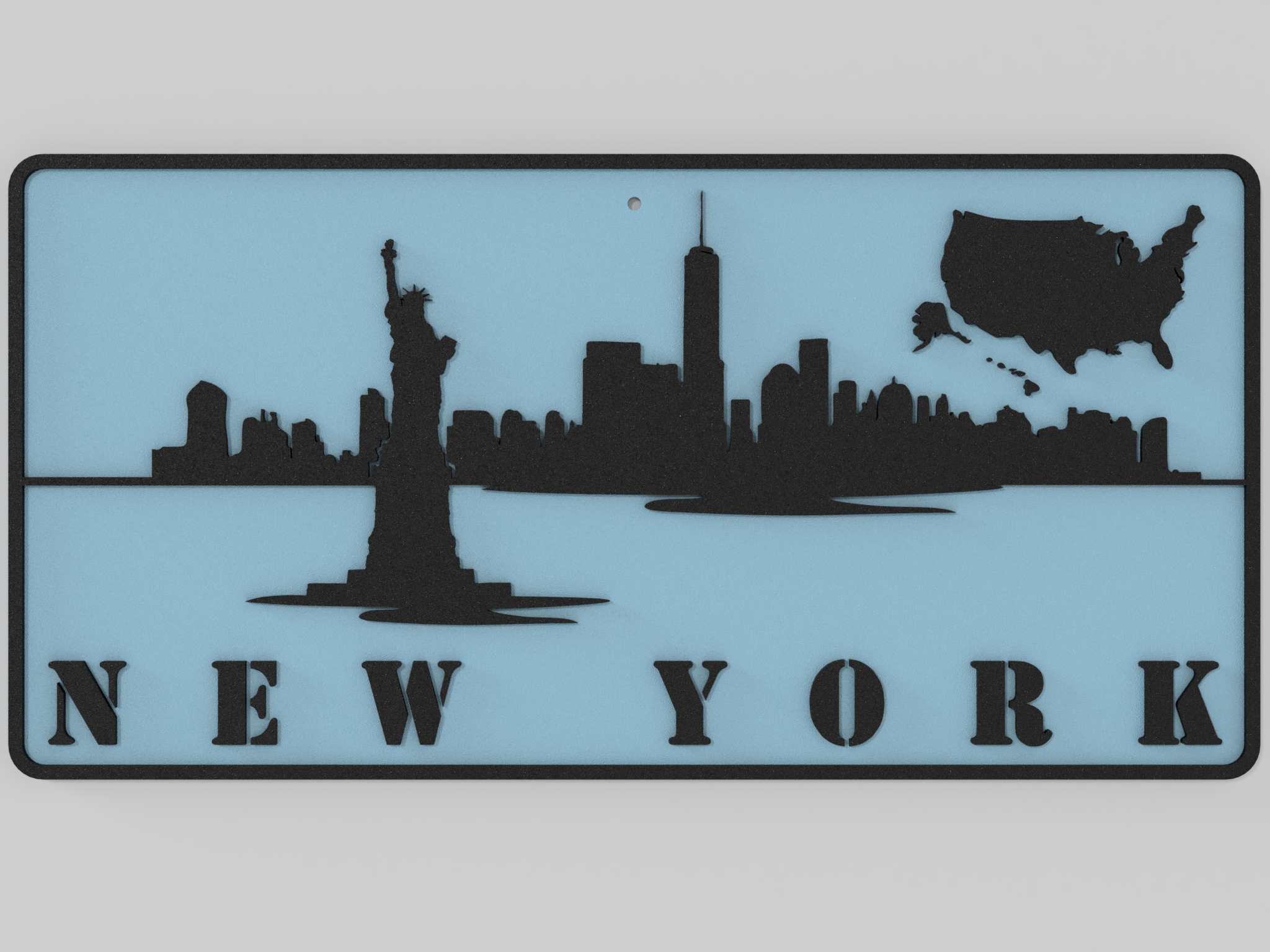 Wall Plate Skyline - New York City