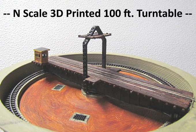 N Scale Turntable Part 5 -- Turntable Arch
