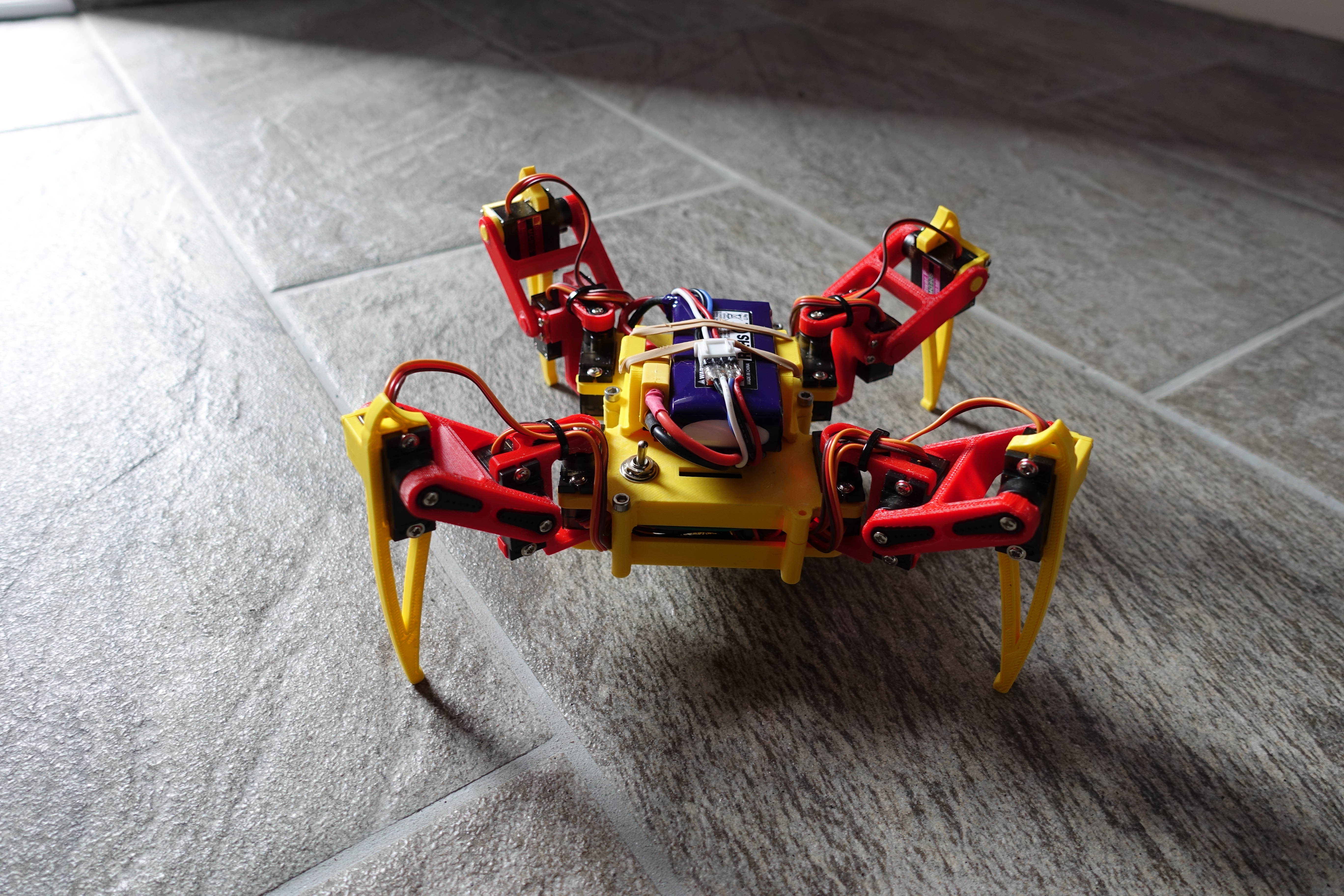 Remix of wide body for MG90 servos and Nano expansion board