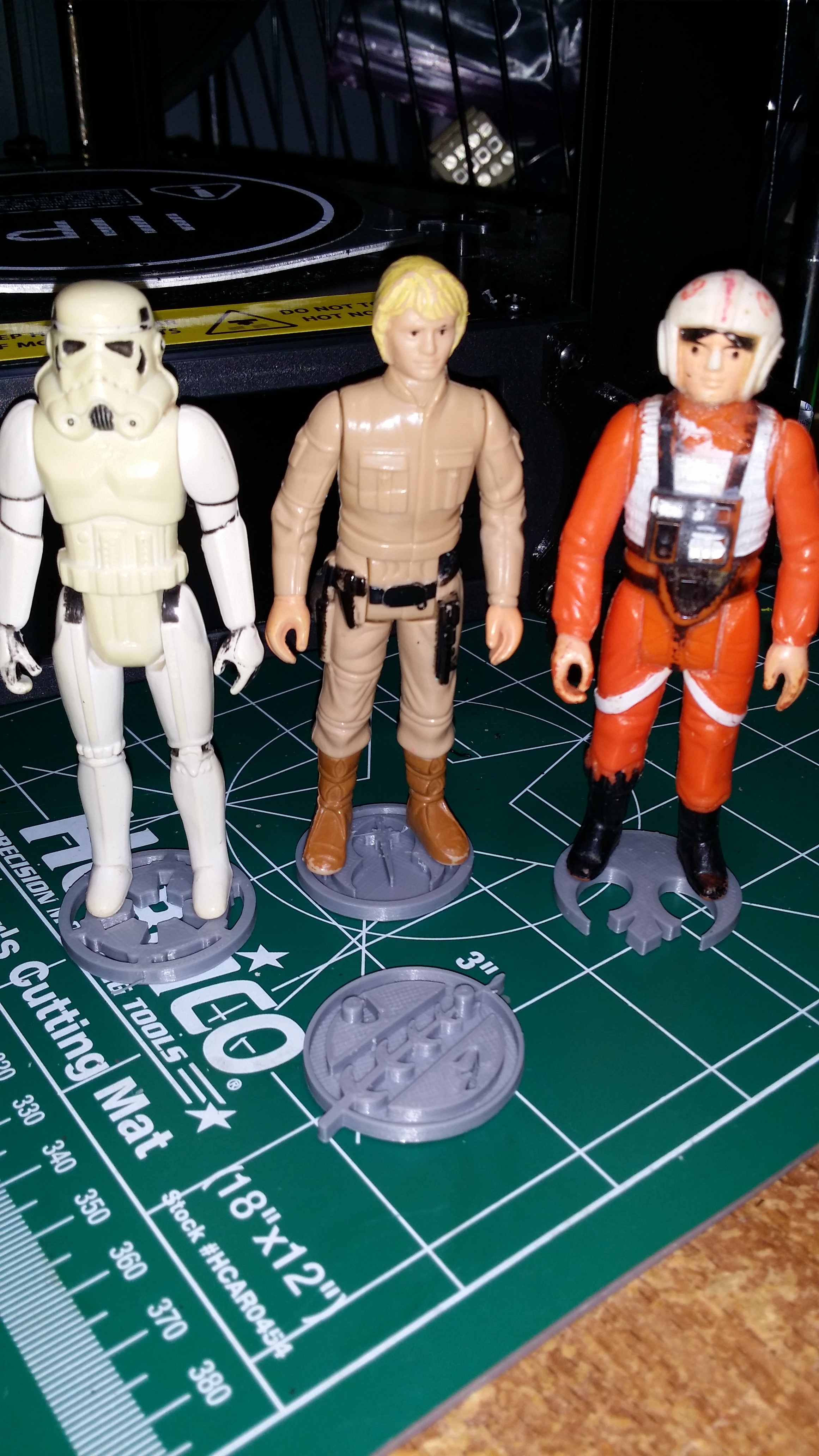 Vintage Star Wars Figure Stands