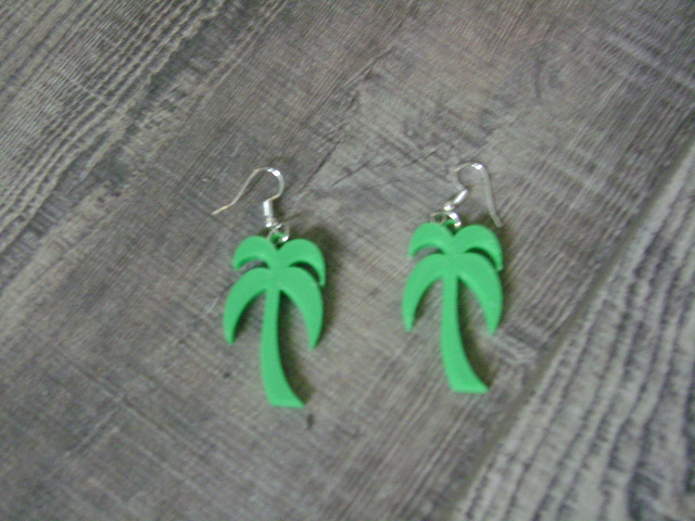 Palm tree earring