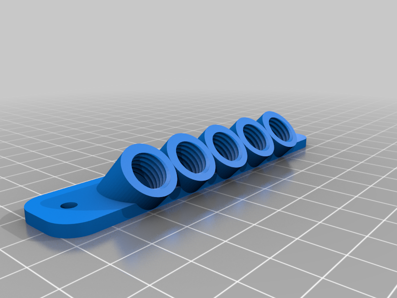 IKEA Lack Prusa MMU2S 5fach Rückwand-Durchführung mit M10 Fitting