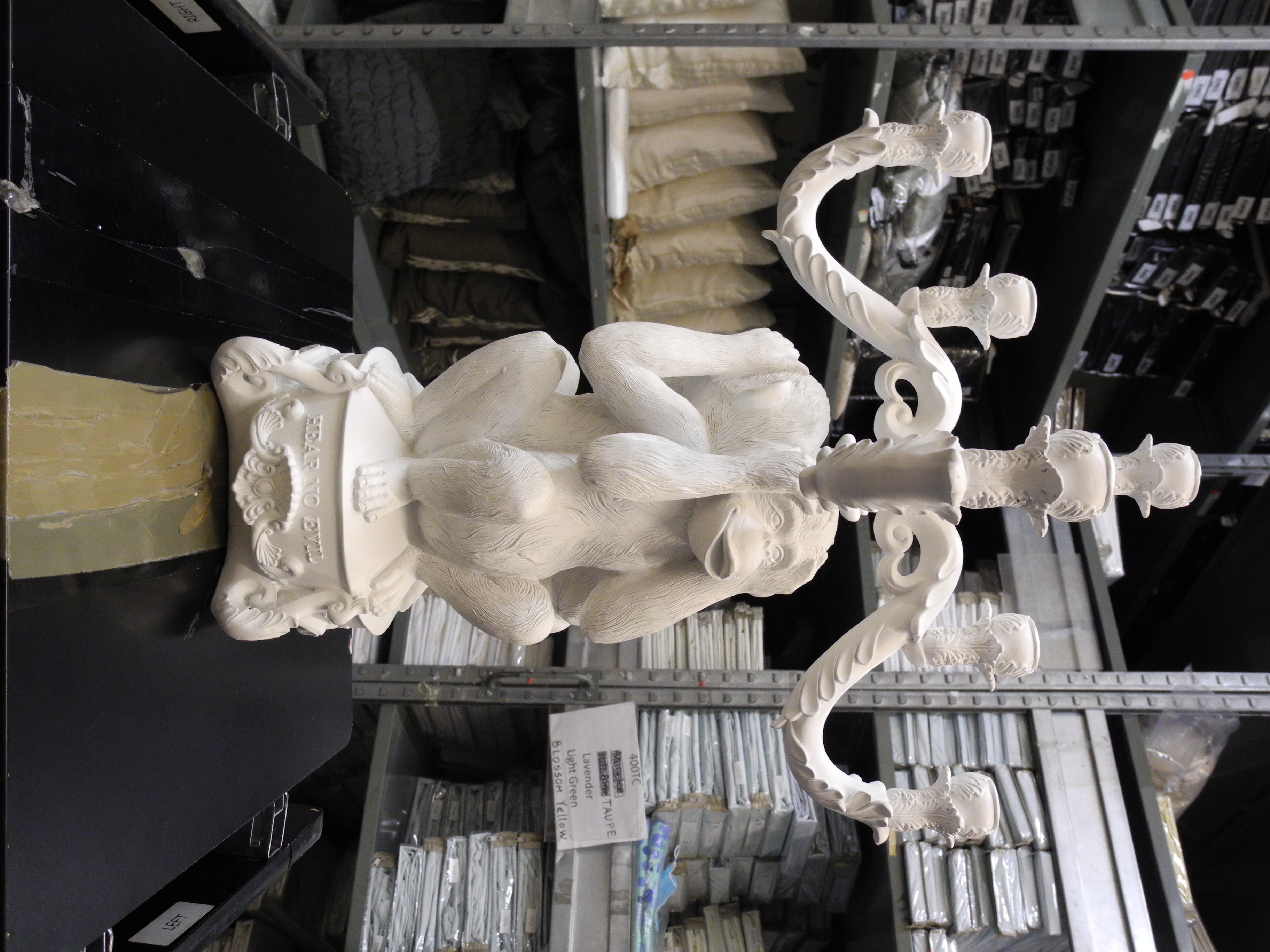 3 Evil Monkeys Candelabra