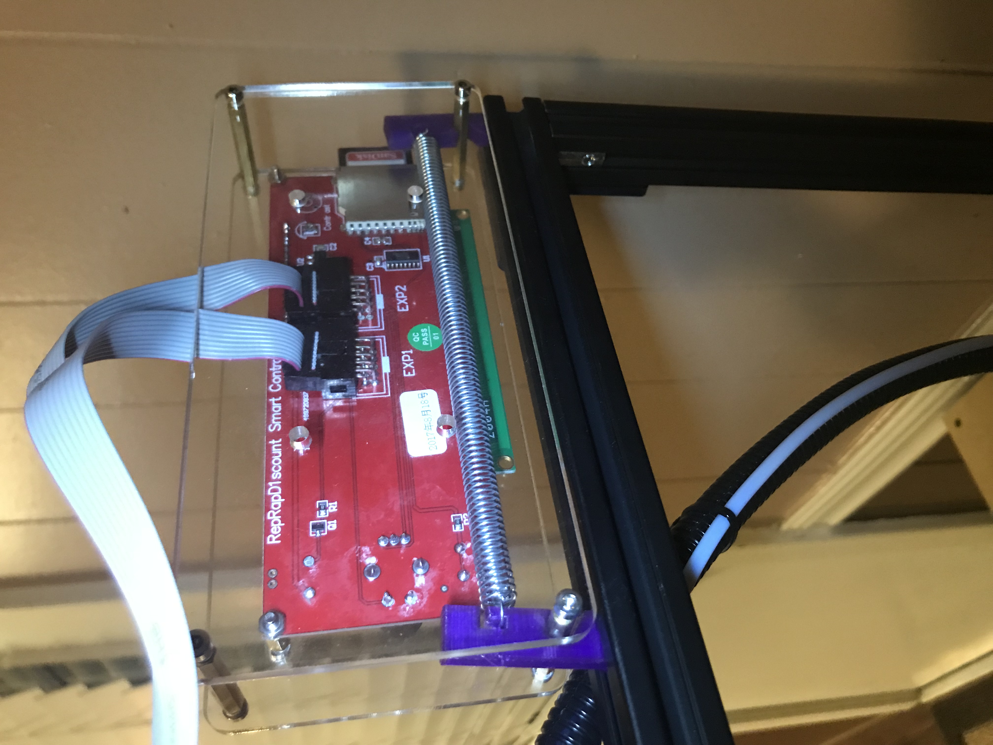 Tevo Tarantula LCD mount (springloaded)