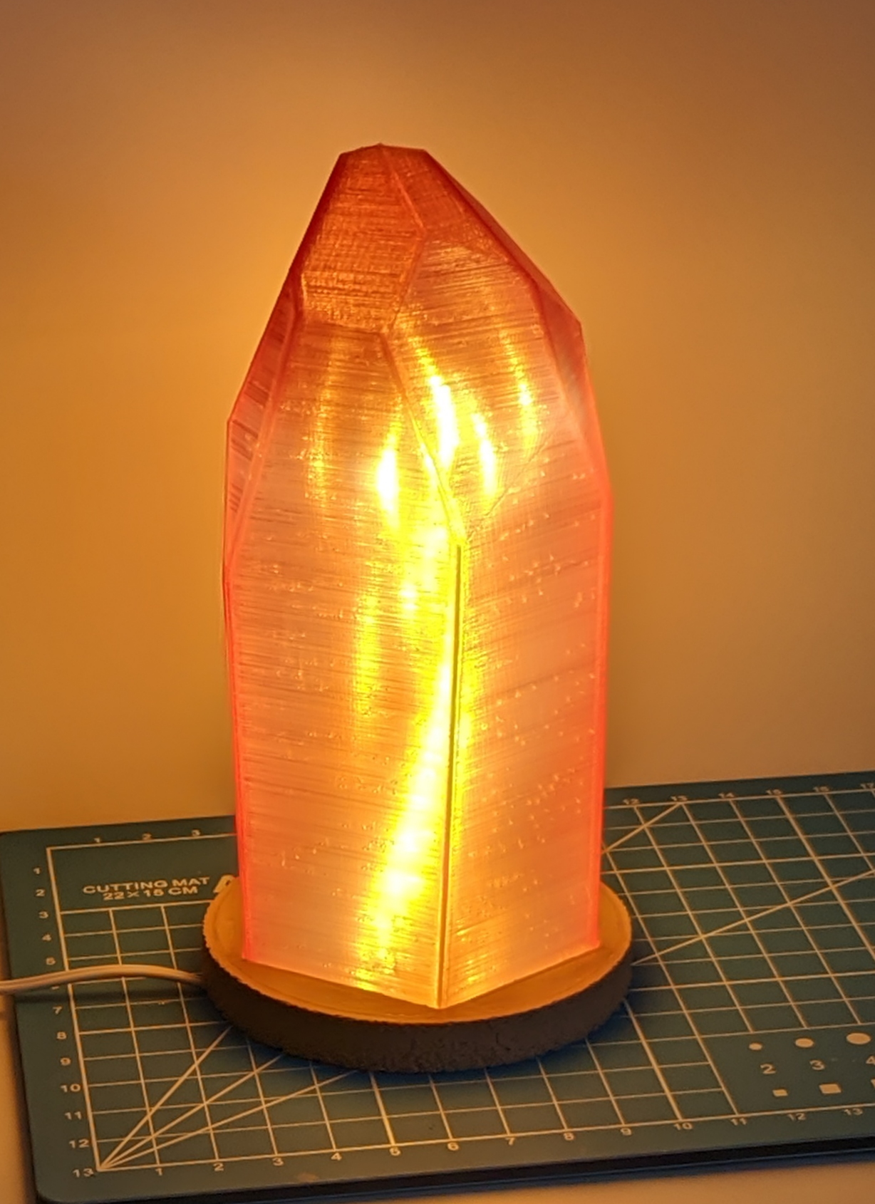crystal lamp  optional with runes