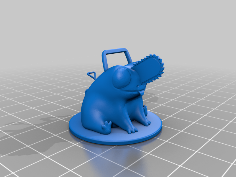 Fred The Chainsaw Frog